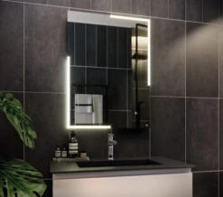 RAK Citrine 600 X 800mm LED Illuminated Mirror With Demister And Touch Sensor Switch