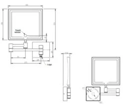 RAK Demeter LED Illuminated 3x Magnifying Mirror With Touch Sensor Switch -Duravit Store M700 2020 6 19 9 49 59 378