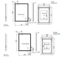 RAK Cupid LED Illuminated Portrait Mirror With Demister And Touch Sensor Switch -Duravit Store M700 2020 6 19 9 8 56 580
