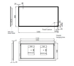 RAK Cupid LED Illuminated Portrait Mirror With Demister And Touch Sensor Switch -Duravit Store M700 2020 6 19 9 9 12 852
