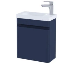 RAK Resort Wall Hung 450mm Wide Cloakroom Matt White Vanity Unit With Basin -Duravit Store M700 2020 6 20 11 59 51 634
