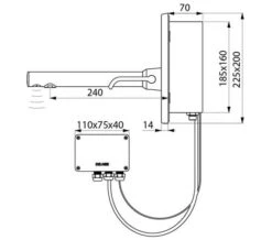 Delabie Binoptic Mix Recessed Electronic Basin Mixer Tap -Duravit Store M700 2020 6 23 14 52 40 807