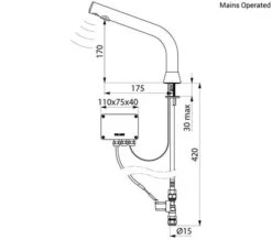 Delabie Binoptic Deck Mounted Electronic Tap -Duravit Store M700 2020 6 24 14 34 15 614