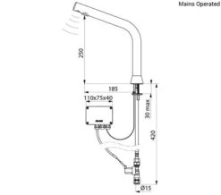 Delabie Binoptic Deck Mounted Electronic Tap -Duravit Store M700 2020 6 24 14 34 27 772