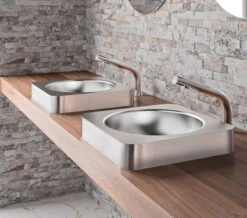 Delabie Binoptic Deck Mounted Electronic Tap