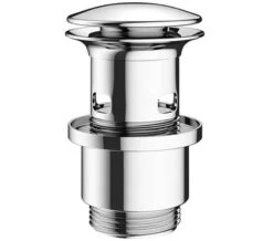 Crosswater Click Clack Slotted Basin Waste Chrome - BSW0101C