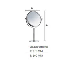 Smedbo Outline Free Standing Shaving And Make-Up Mirror -Duravit Store M700 2020 7 6 15 40 14 398