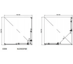 Crosswater Kai 6 Corner Entry 1900mm High Enclosure -Duravit Store M700 2020 8 18 8 13 5 373