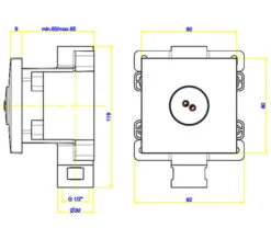 Crosswater Square Spin White Body Jet -Duravit Store M700 2020 8 25 10 26 18 890