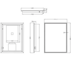 Joseph Miles Mosca LED Mirror With Demister Pad And Shaver Socket -Duravit Store M700 2020 8 27 8 44 15 552