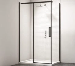 Merlyn Black 2000mm Height Sliding Shower Door -Duravit Store M700 2020 8 7 9 42 25 103