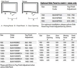 Merlyn Black Hinge Shower Door And Inline Panel -Duravit Store M700 2020 8 8 8 47 2 335