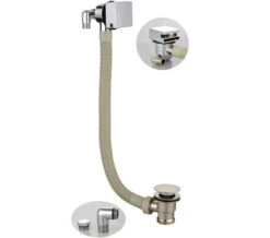 Joseph Miles Chrome Overflow Bath Filler With Sprung Waste -Duravit Store M700 2020 9 1 11 43 4 877