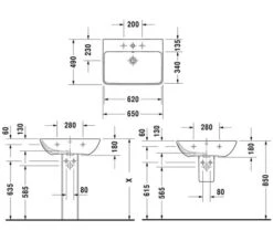 Duravit Me-By-Starck Washbasin With Overflow -Duravit Store M700 2020 9 18 13 31 15 200