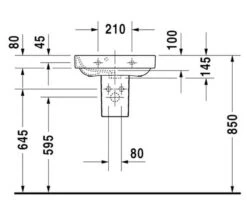 Duravit Happy D2 500 X 360mm Handrinse Basin - 0709500000 -Duravit Store M700 2021 1 11 6 39 16 286