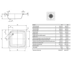 Kaldewei Advantage Sanidusch Square Steel Shower Tray White -Duravit Store M700 2021 10 4 14 16 47 220