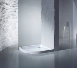 Kaldewei Ambiente Arrondo Quadrant Steel Shower Tray White