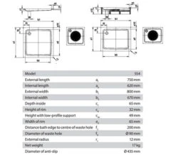 Kaldewei Advantage Duschplan 800mm Rectangular Steel Shower Tray White -Duravit Store M700 2021 10 5 15 41 47 230