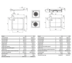 Kaldewei Advantage Duschplan Square Steel Shower Tray White -Duravit Store M700 2021 10 5 8 35 11 243