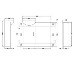 Nuie Sienna Floor Standing Gloss White Cloakroom Fitted Furniture Pack 10 Nuie Sienna Floor Standing Gloss White Cloakroom Fitted Furniture Pack -Duravit Store M700 2021 11 19 12 12 41 754