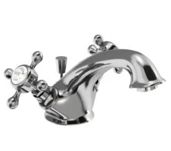 Burlington Stafford Chrome Mono Basin Mixer Tap With Pop-Up Waste