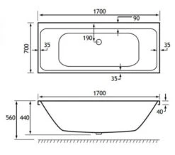 Joseph Miles Malin Beauforte Reinforced White Bath - Double Ended -Duravit Store M700 2021 11 27 7 57 40 198 1