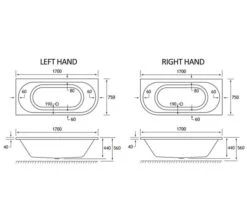Joseph Miles Biscay Double Ended White 5mm Acrylic Bath -Duravit Store M700 2021 11 27 9 20 36 662
