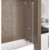Aqualux Aqua 3 Half Framed 1375mm Height Radius Bath Screen -Duravit Store M700 2021 11 29 12 33 38 782