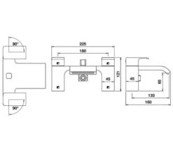 Roper Rhodes Hydra Deck Mounted Bath Filler Tap Chrome - T153202 -Duravit Store M700 2021 11 29 14 3 25 130