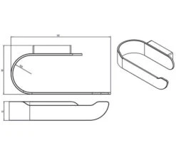 Roper Rhodes Halo Chrome Toilet Roll Holder -Duravit Store M700 2021 12 13 9 24 6 492