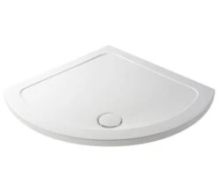 Nuie Pearlstone 850 X 850mm Single Entry White Shower Tray