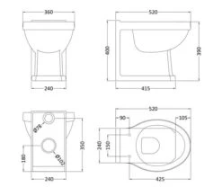 Hudson Reed Richmond Back-To-Wall WC Pan White -Duravit Store M700 2021 2 16 7 11 35 439