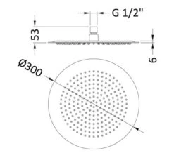 Hudson Reed Round Fixed Shower Head Chrome 15 Hudson Reed Round Fixed Shower Head Chrome -Duravit Store M700 2021 2 6 7 22 18 885