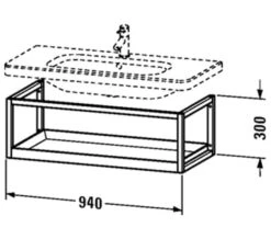 Duravit DuraStyle Wall Mounted ACC Shelf For Washbasin 10 Duravit DuraStyle Wall Mounted ACC Shelf For Washbasin -Duravit Store M700 2021 2 6 9 26 55 98