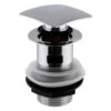 Nuie Chrome Square Push Button Slotted Basin Waste -Duravit Store M700 2021 2 9 8 59 28 223