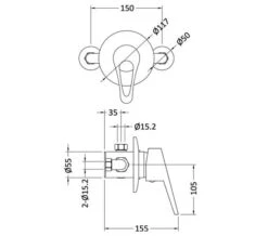 Nuie Ocean Manual Concealed Or Exposed Shower Valve -Duravit Store M700 2021 4 23 7 27 3 530