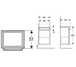 Geberit Selnova Compact 400 X 340mm One Door Cabinet And Service Space -Duravit Store M700 2021 4 24 8 18 37 576