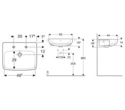 Geberit Selnova 550 X 440mm Semi Recessed Basin White -Duravit Store M700 2021 4 26 11 38 34 642