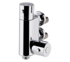 Nuie Vertical Thermostatic Chrome Bar Shower Valve
