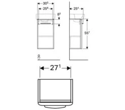 Geberit Selnova Square 303 X 254mm Single Door Cabinet -Duravit Store M700 2021 4 30 10 38 31 424