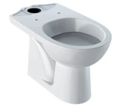 Geberit Selnova Floor-Standing Close-Coupled White WC Pan Vertical Outlet