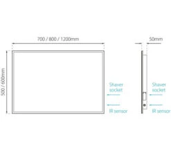 Sensio Glimmer Pro Dimmable Mirror With Diffused LED Border -Duravit Store M700 2021 5 26 15 14 3 715