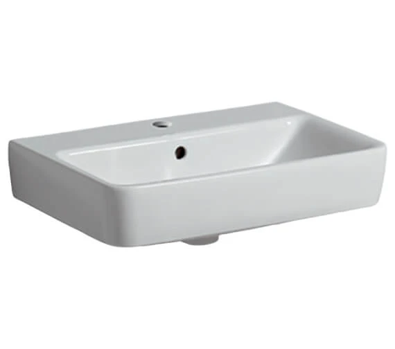 Geberit Selnova Compact White Washbasin 3 Geberit Selnova Compact White Washbasin