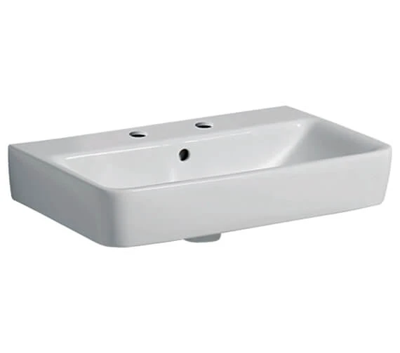 Geberit Selnova Compact White Washbasin 5 Geberit Selnova Compact White Washbasin - Image 3