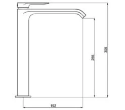 Crosswater Dune Monobloc Chrome Tall Basin Mixer Tap -Duravit Store M700 2021 6 1 11 3 3 839