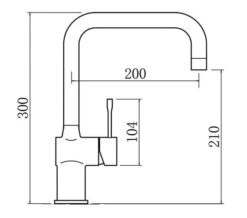 Clearwater Zodiac Single Lever U Shape Kitchen Mixer Tap -Duravit Store M700 2021 6 11 14 26 25 320