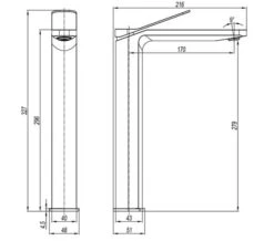 Crosswater Glide II Tall Basin Monobloc Tap -Duravit Store M700 2021 6 15 12 11 40 671