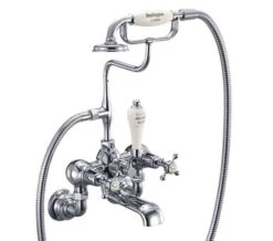 Burlington Wall Mounted Bath Shower Mixer Tap With Claremont Handles -Duravit Store M700 2021 6 2 13 10 47 655