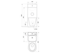 Delabie Kompact 1000mm High Washbasin And Wall-Hung WC Combination -Duravit Store M700 2021 6 24 9 28 23 747