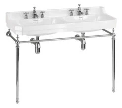 Burlington Edwardian 1210mm Double Basin With Washstand 9 Burlington Edwardian 1210mm Double Basin With Washstand -Duravit Store M700 2021 6 8 6 58 24 451